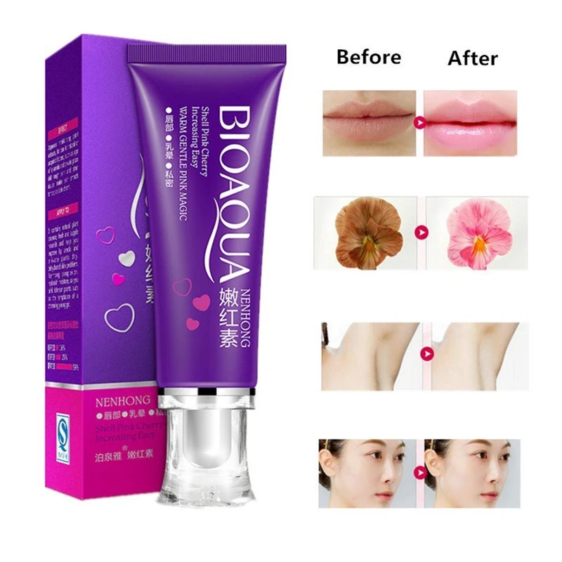 BIOAQUA Whitening Cream Lips Whitening Private Part Underarm Body Gel Lips Nipples Labia Feminine Pink Girl Cream Body Skin Care