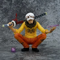 one piece stampede anime figures luffy roronoa zoro sanji and usopp fighting form handsome posture model pv d water law
