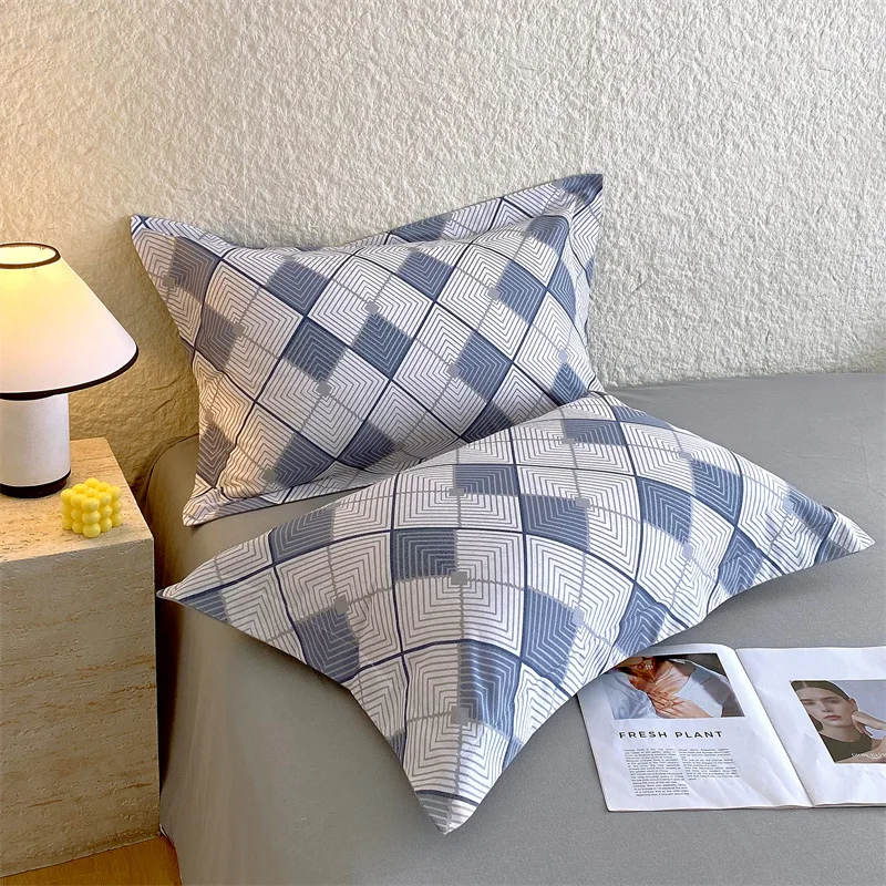 Pure Cotton Pillowcase 00 Pillow Case Single Student Dormitory Liner Cover 48cm × 74cm