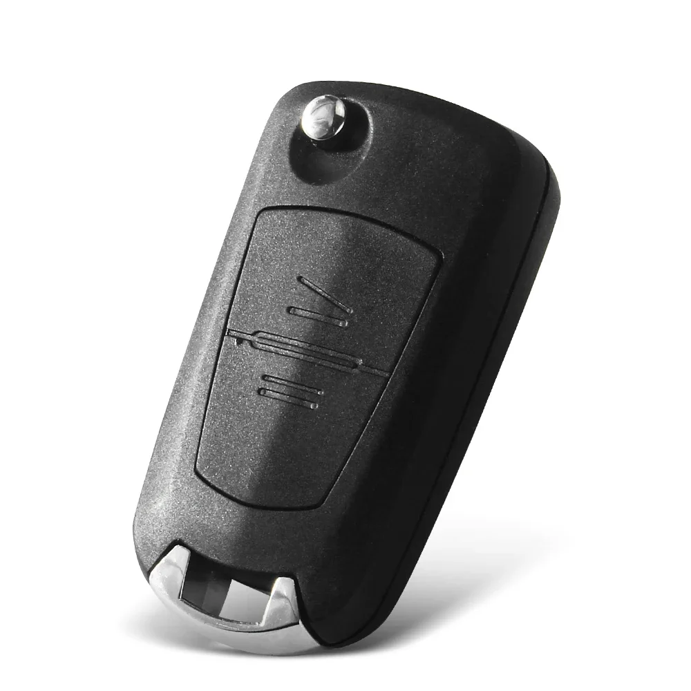 Фото KEYYOU 1 шт., 2 кнопки, складной флип-чехол для дистанционного ключа с необрезанным лезвием для Vauxhall Opel Astra Vectra Zafira, чехол для автомобильного ключа №2
