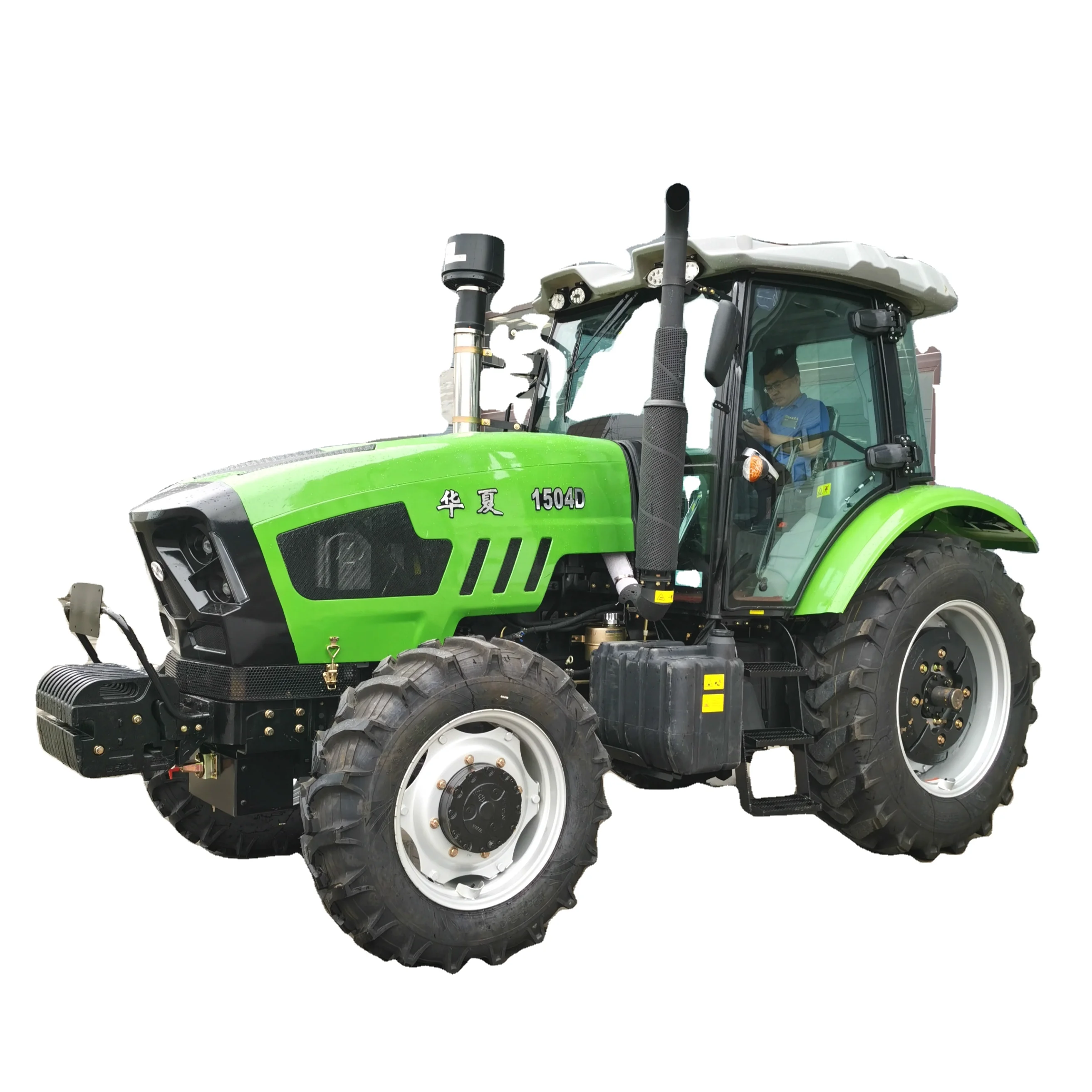 

hot sale agricultural farm wheeled 150hp tractor use YTO DEUTZ engine front end loader back hoe