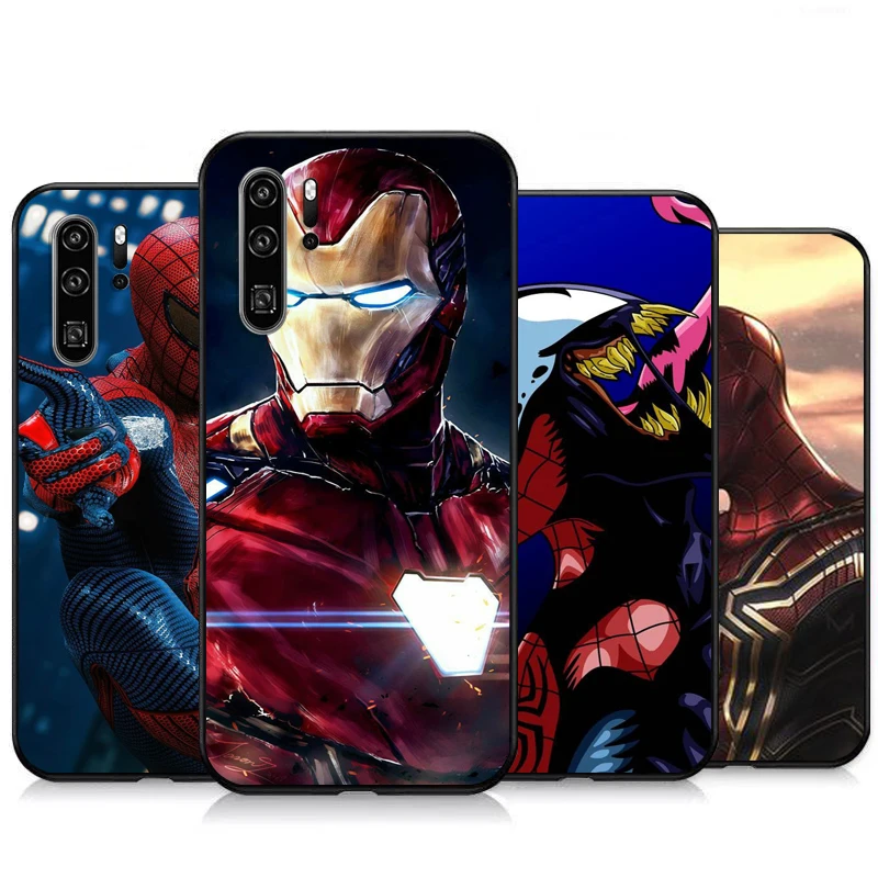 

Marvel Spiderman Phone Cases For Huawei Honor P30 P40 Pro P30 Pro Honor 8X V9 10i 10X Lite 9A Cases Carcasa Coque Funda