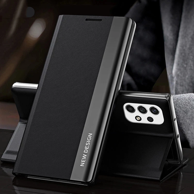 Чехол-книжка из искусственной кожи с гальваническим покрытием для Poco X6 Pro