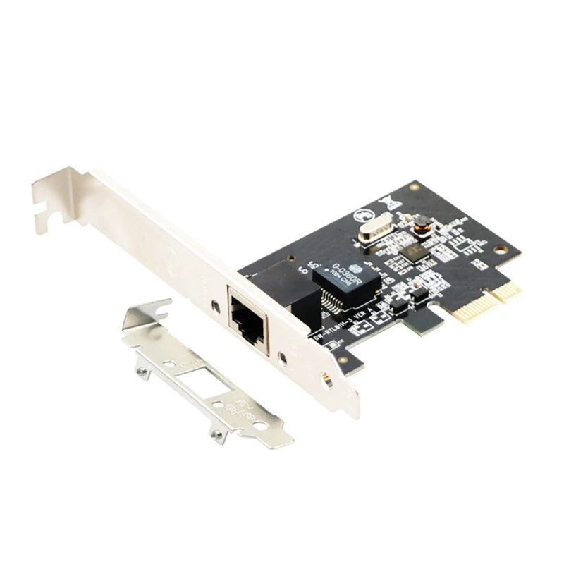 

Сетевая карта PCI-E Gigabit, без драйвера, RTL8111E, настольный серверный компьютер, чёрная группа, мягкая маршрутизация