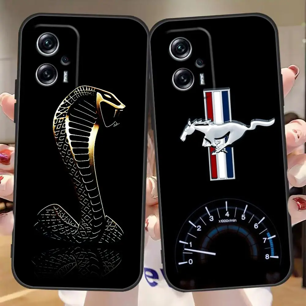 

Funda Coque Phone Case for Redmi Note 10S 9 9S 9T 7 8 8T 11S 11T 11 11E 10 Pro Plus 4G 5G Case Cover American Muscle Luxury Cars