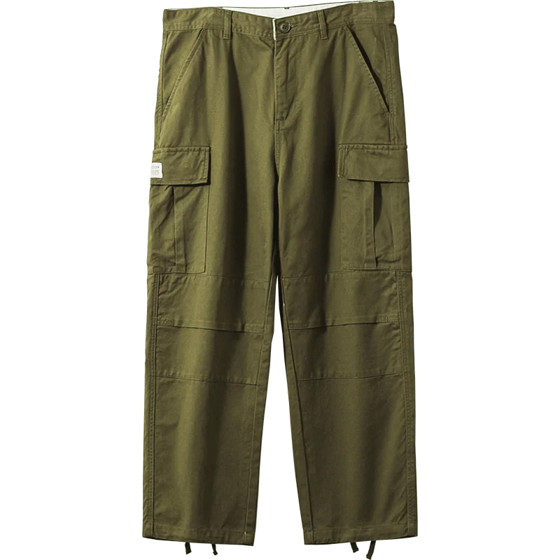 

Men's Cargo Pants Multi-pockets Loose Fit Military Basic Style Vintage Male Clothing