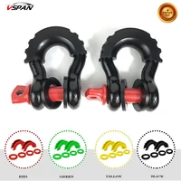 tow bar bow shackle protector guard 34 58 d ring isolator shackle cover washer off road atv utv kit for jeep wrangler