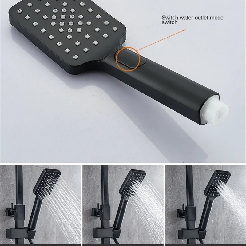 Смеситель для душа с термостатом и светодиодным дисплеем 4 функции - купить по