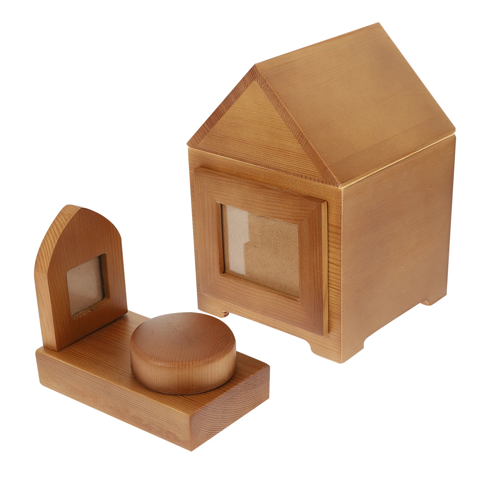 

Urns Urn Dog Pet Box Cremation Memorial Wooden Cat Keepsake Personalized Cats Boxes Dogs Photo Ash Custom Frame Picture Puppy