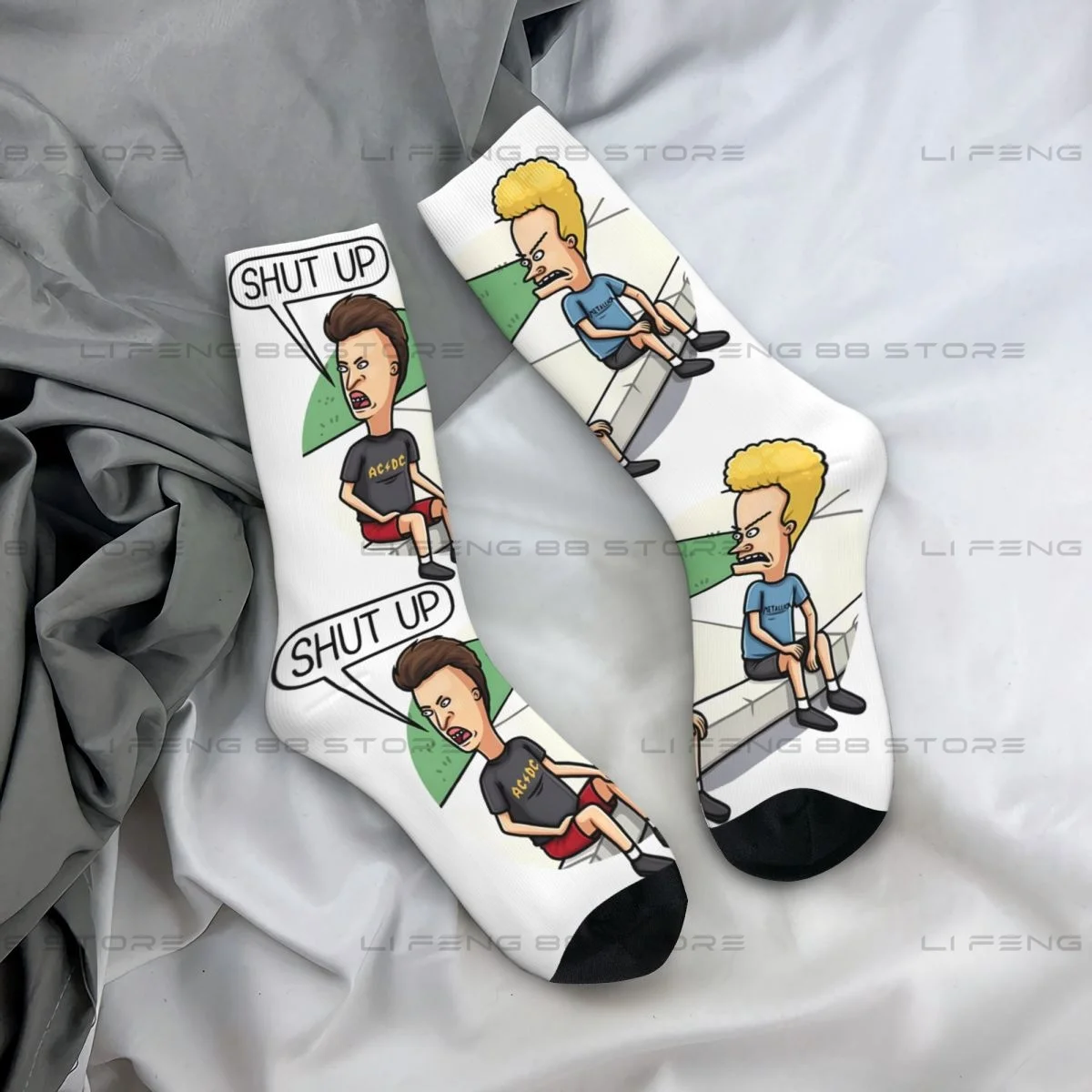 Мужские и женские носки Beavis с пуговицами новинка для улицы весенне-летние