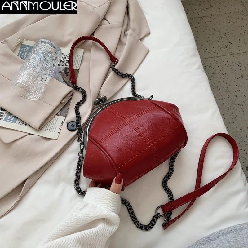 Винтажная женская сумка на плечо Annmouler через из искусственной кожи сумка-тоут Kiss