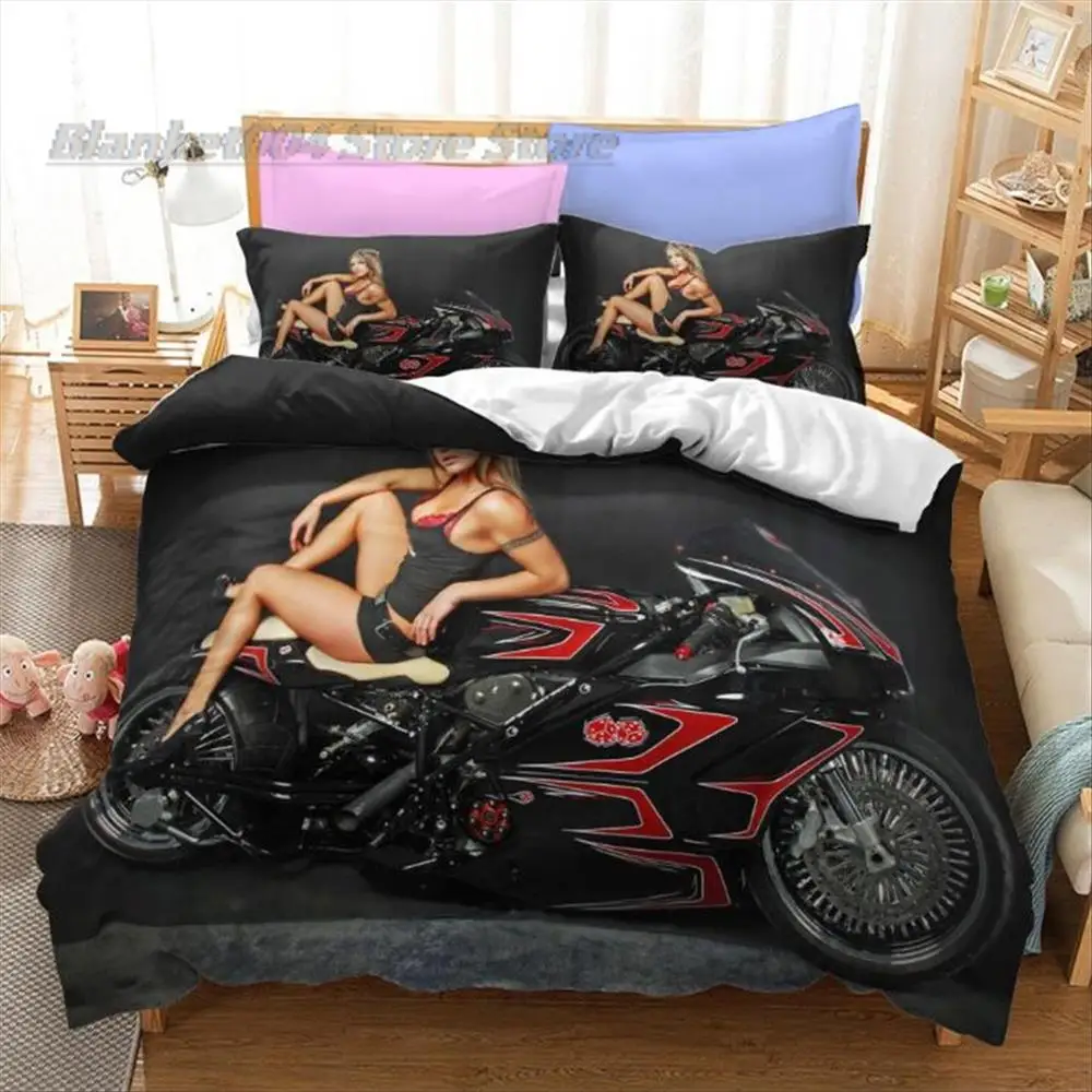 

Sexy Women Bedding Set Beach Bikini Beauty Duvet Covers Pillowcases High Quality Bed Twin Full Queen King Sizes Bedclothes