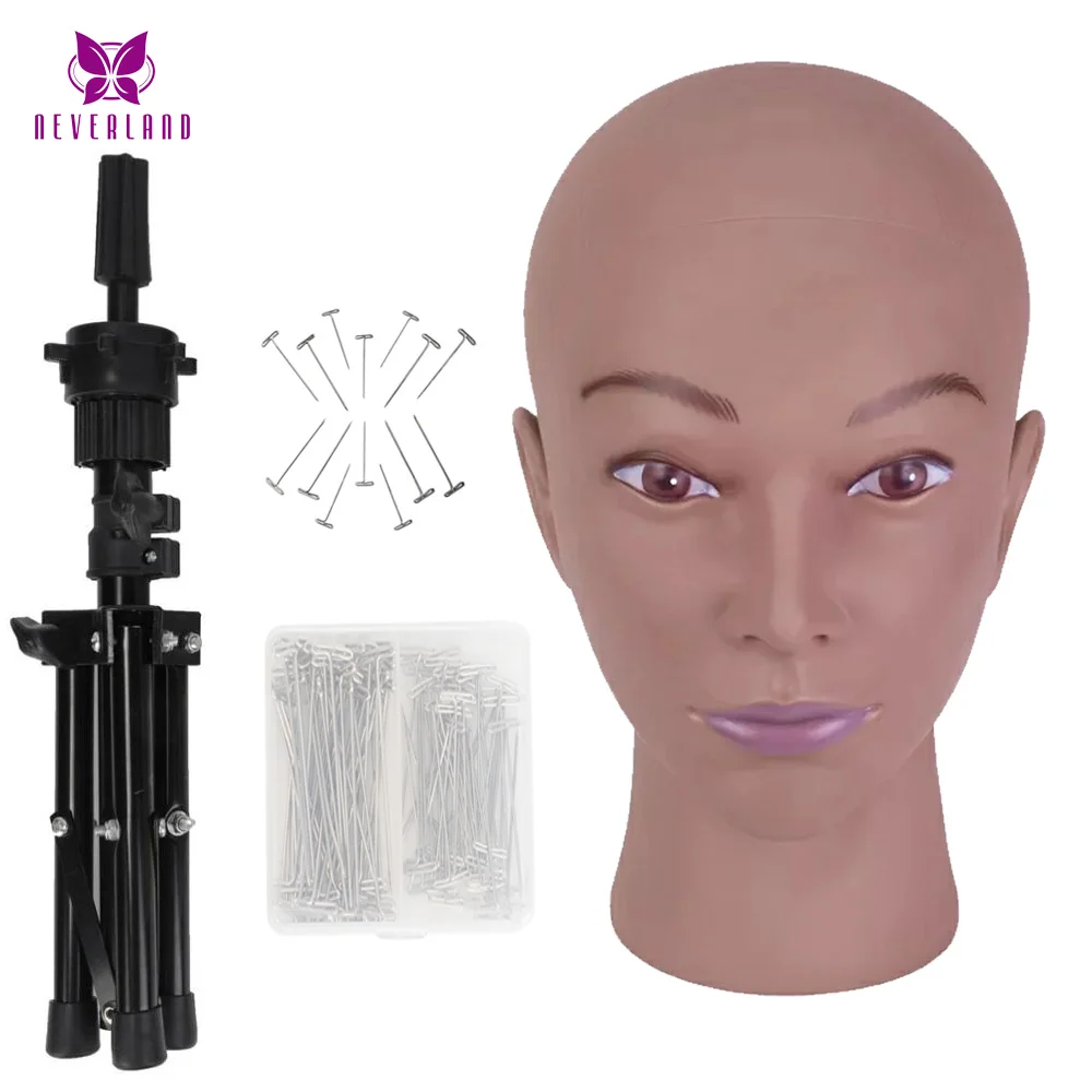 Голова африканского манекена для изготовления париков головной убор