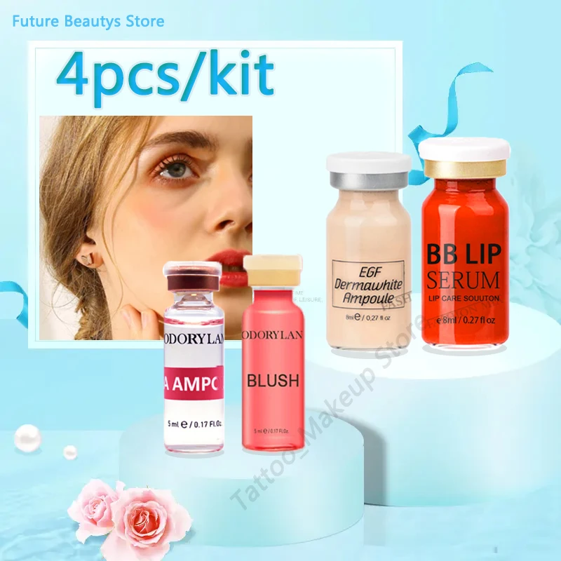 

4 шт./комплект, сияющая сыворотка с гиалуроновой кислотой