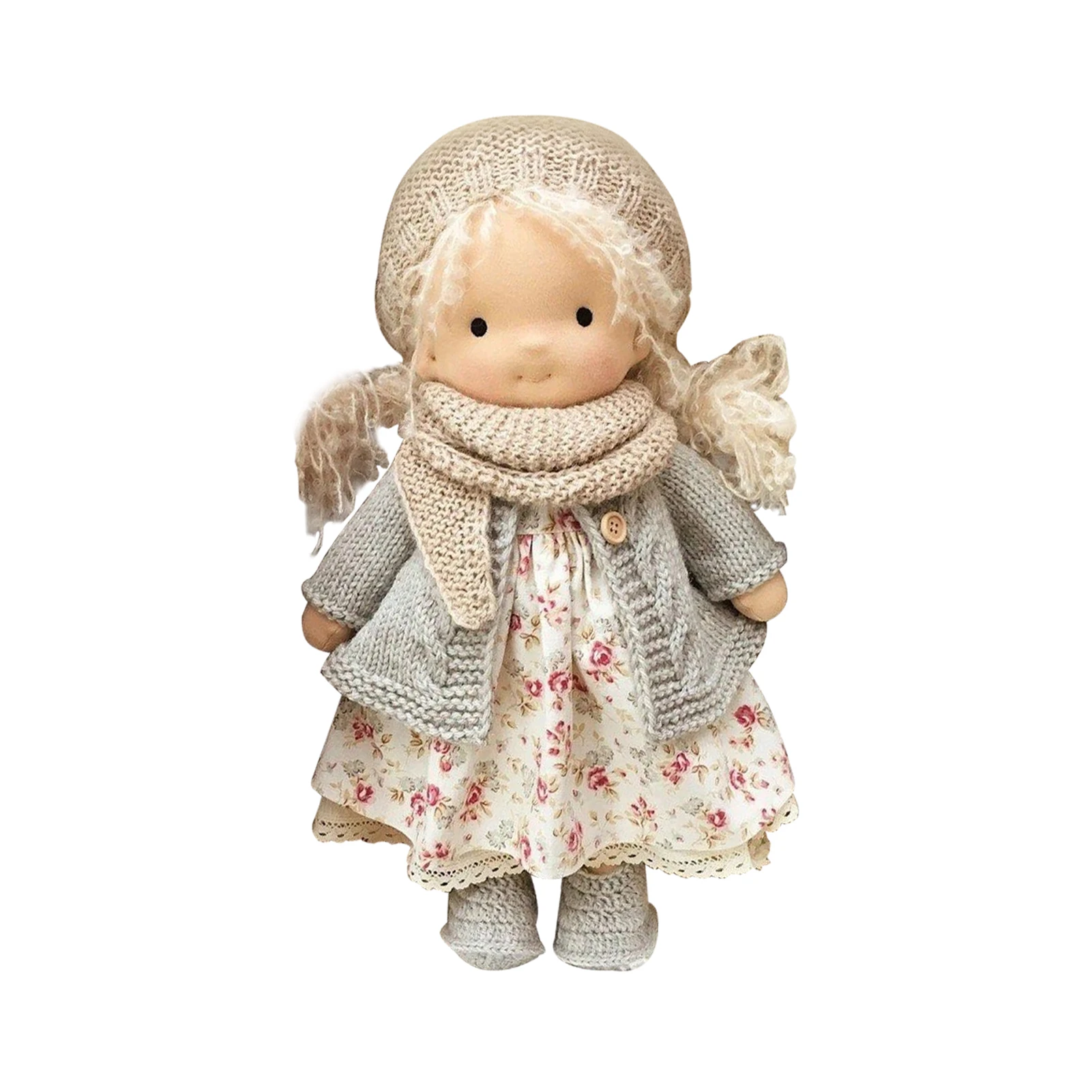 

Шарнирная кукла Waldorfs Astoria, плюшевая кукла ручной работы, шарнирная кукла с одеждой, мягкая игрушка со сменной одеждой