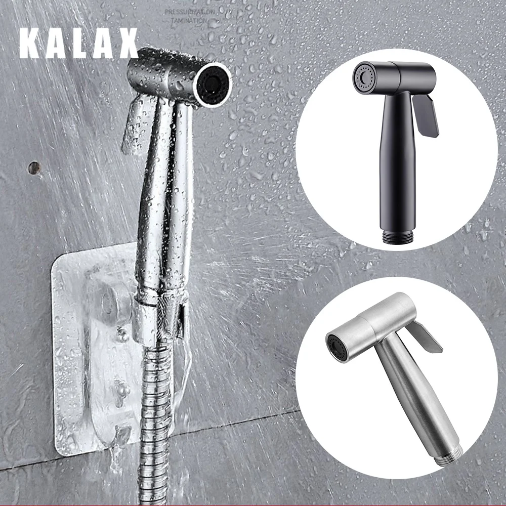 

304 Stainless Steel Toilet Bidets Shower Head Spray Gun Portable Handheld Self Cleaning Sprayer Multifunction Bathroom Fixture