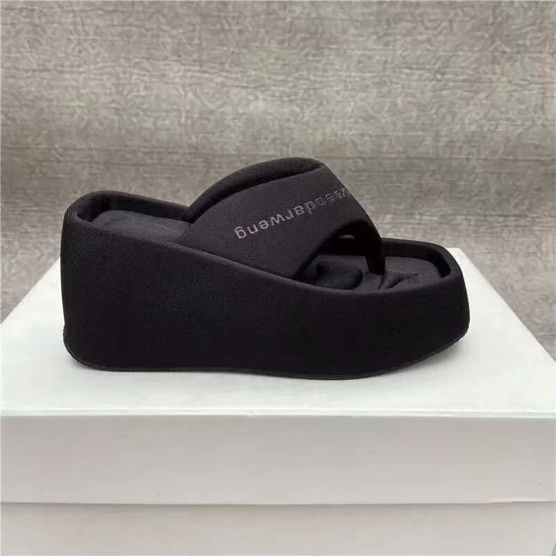 Ladies Slippers Casual Flip-flops Women Increased Platform Slippers