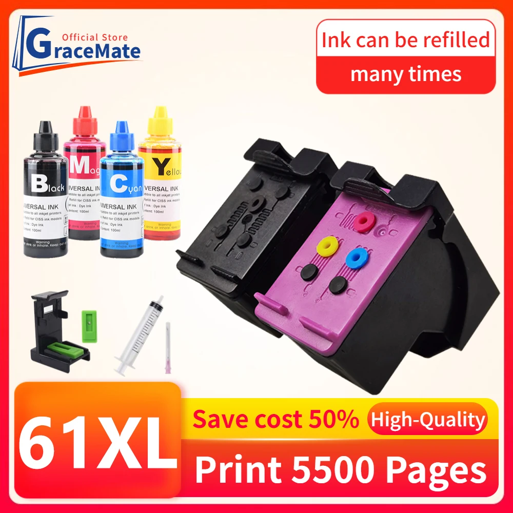 

Картридж для принтера HP 61 XL hp61 Deskjet 1000 1050 1050A 1510 2000 2050A 2050