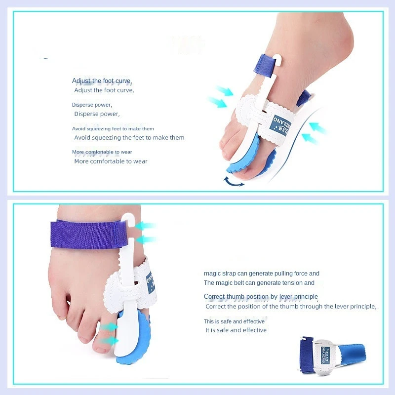 Hallux Valgus Correction Apparatus Thumb Correction Night Use Foot Bone Big Toe Correction Correction Toe Fixation Soothing