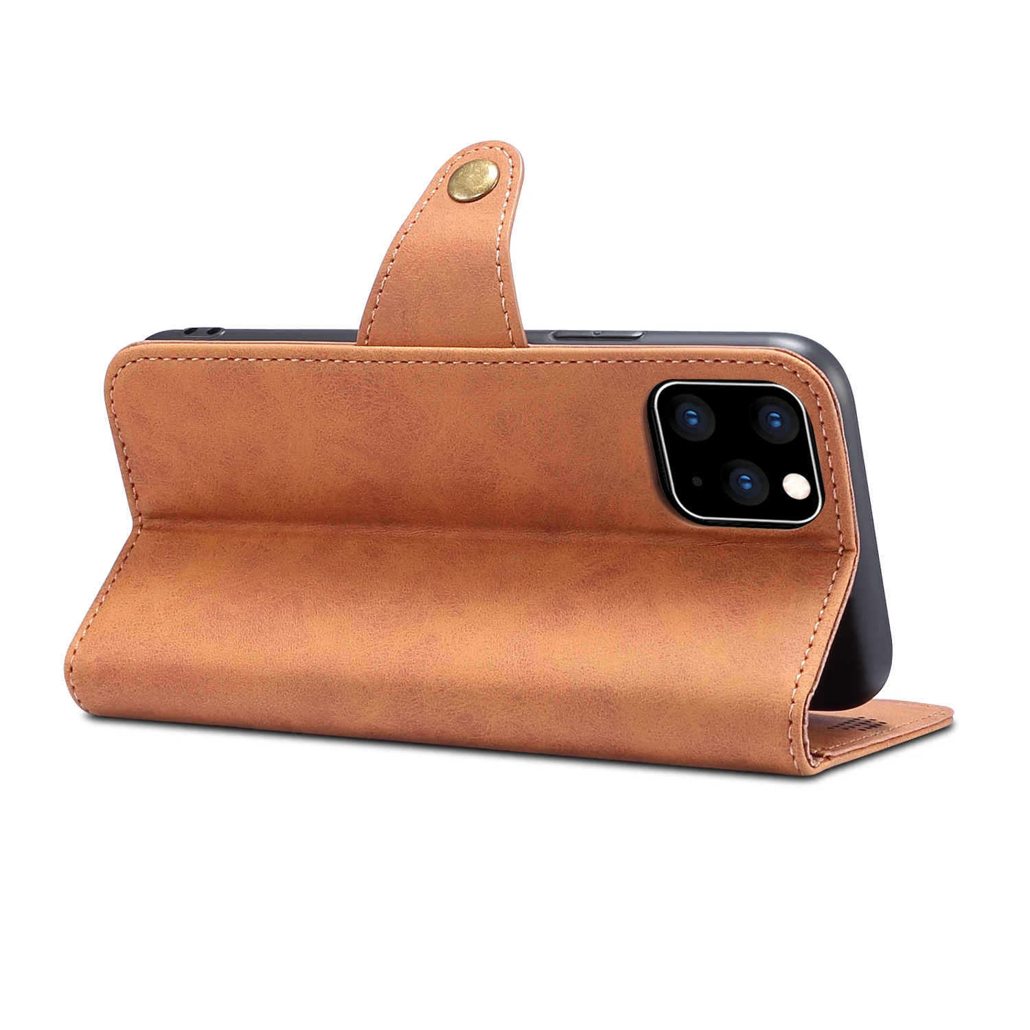 Leather Phone Case For Apple Iphone 14 13 12 11 Pro Max Xr Xs Max 7 8 Plus Se Se3 With Retro Wallet Cards Holder Luxury Cover