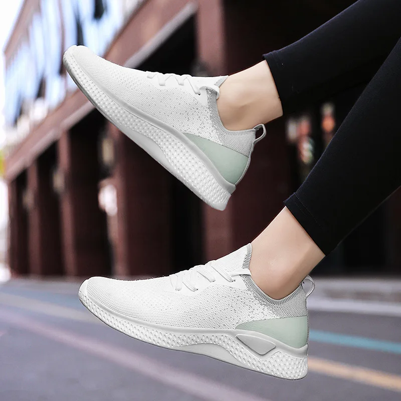 

Women Casual Shoes Ladies Sport Shoes Breathable Walking Mesh Flat Shoes Woman White Sneakers Women Tenis Feminino Female Shoes