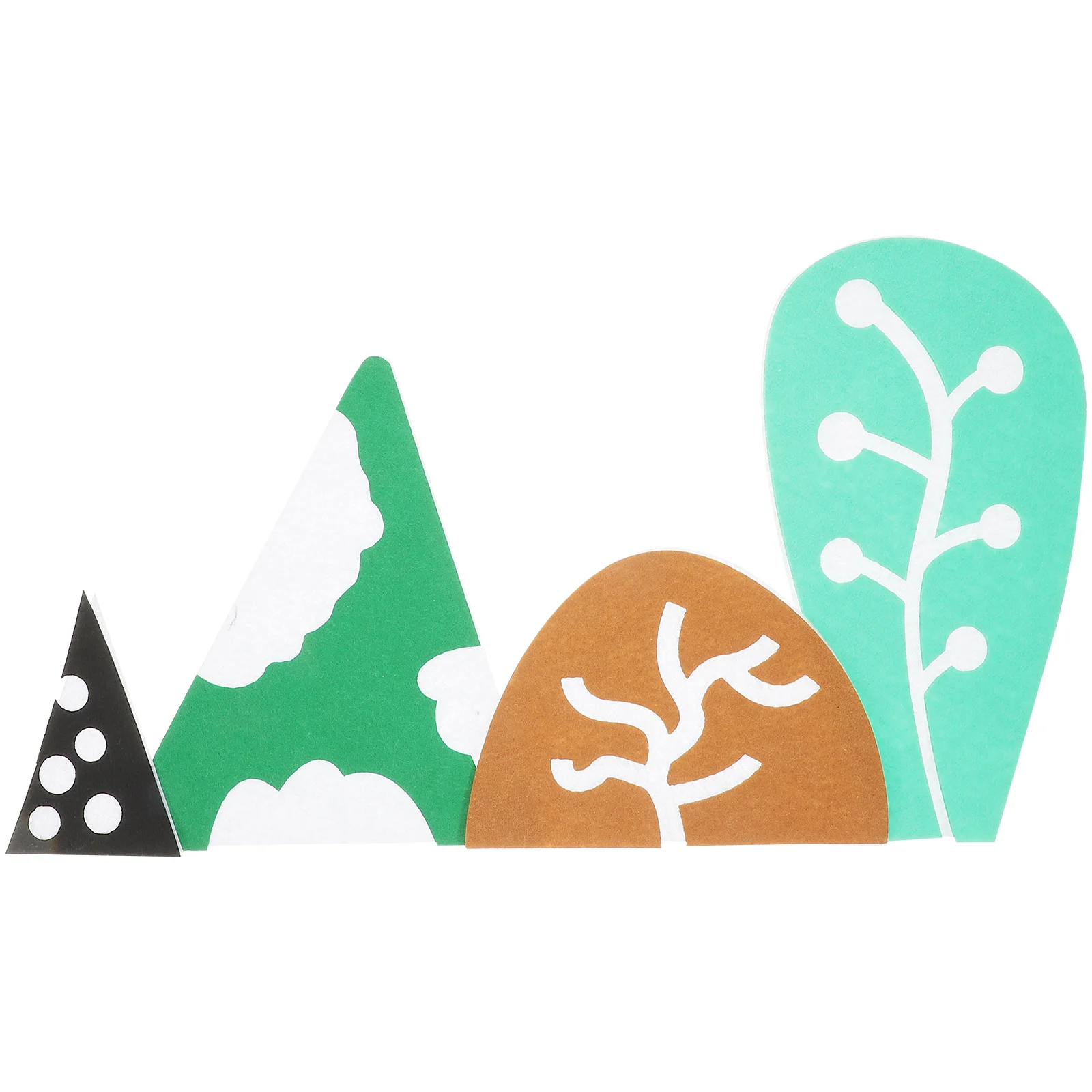 

Wall Tree Sticker Decals Stickers Nursery Kindergarten Bulletin Personalizeddecal Bedroom Nonwoven Fabric Felt Wallpaper Mural