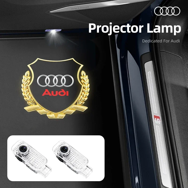 Эмблема автомобильной двери для AUDI Q3 8U Q5 8R Q7 4L Q8 A4 B5 B6 B7 B8 B9 A6 C5 C6 C7 C8 A3 8V 8P 8L V8 80 A7 A8 A1 A5