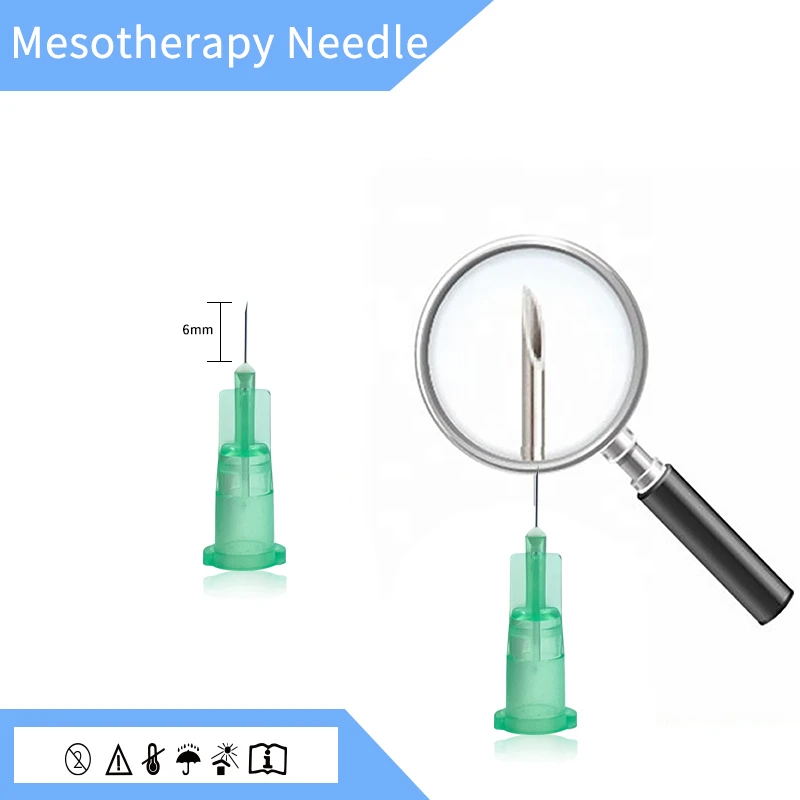 

Hypodermic 30g 31g 32g 34g 4mm 6mm 13mm Meso Sharp Mesotherapy Needle Medical Facial Injection Hypodermic Needle Skin Booster