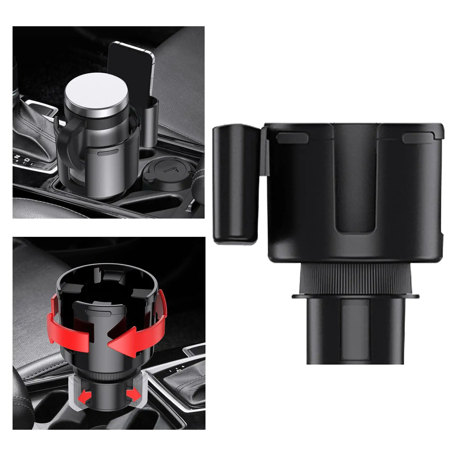 Автомобильный держатель для чашки расширительный адаптер с креплением телефона