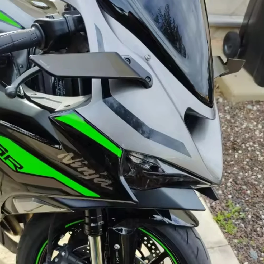 Для Kawasaki Ninja ZX4R ZX4RR зеркала заднего вида стелс-зеркала спортивные с крылышками
