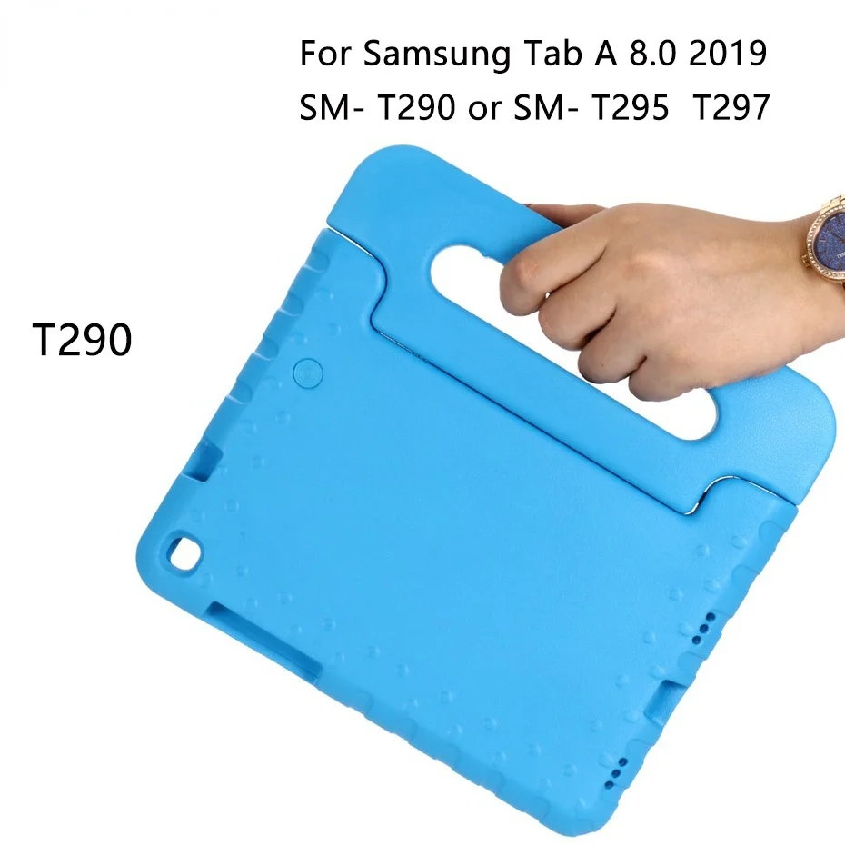 

Чехол для Samsung galaxy Tab A 8,0 2019 SM T290 T295 T297, портативный ударопрочный чехол из ЭВА на весь корпус, чехол-подставка для детей