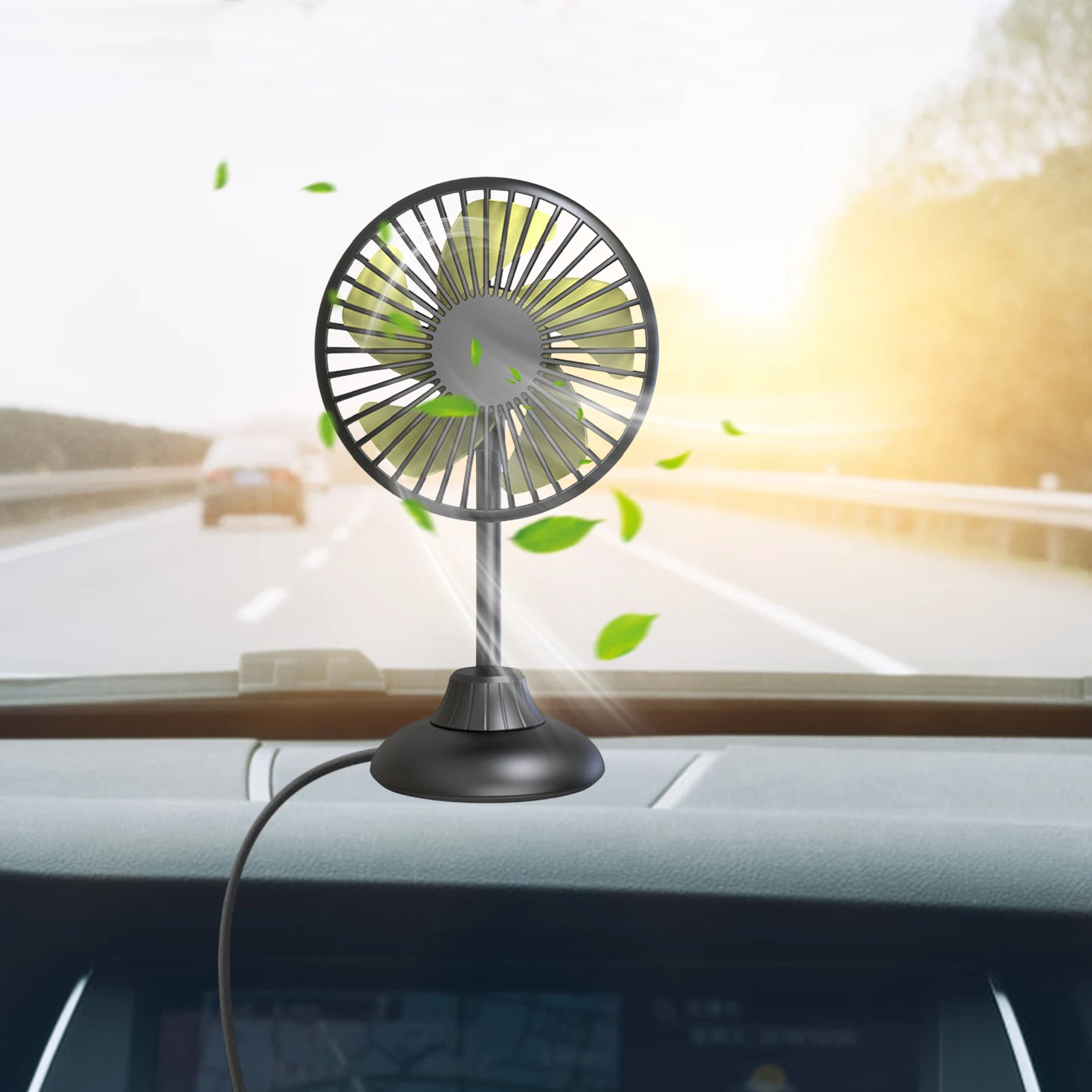Персональный вентилятор для приборной панели автомобиля USB настольная лампа