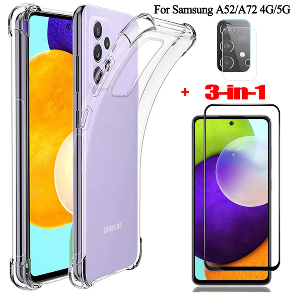 

a53 5G, case for samsung a 52 5G shockproof silicone cases samsung a 72 galaxy a52 cover a73 a33 5G samsung galaxy a 52 case
