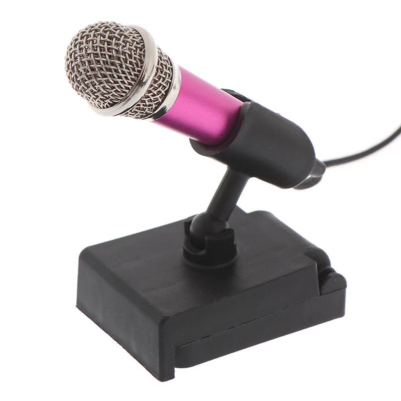 New Mini Wired Microphone 3.5mm Jack Singing Desktop Microphone Condenser Micro Phone For Smart Phone images - 6