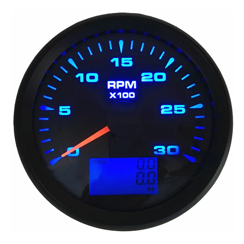 Тахометры автоматические 0-3000 об/мин 85 мм черные счетчики оборотов коэффициент