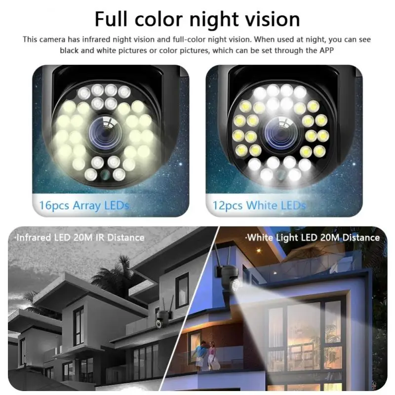 5Ghz Wifi IP Camera Outdoor 2MP Ai Human Detection Auto Tracking PTZ Camera Color IR Home Security CCTV Camera 4 5Ghz Wifi IP Camera Outdoor 2MP Ai Human Detection Auto Tracking PTZ Camera Color IR Home Security CCTV Camera 4