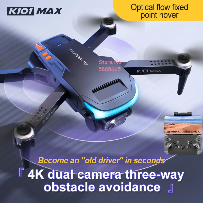 Мини-Квадрокоптер складной с двойной HD-камерой Wi-Fi FPV 2 4 ГГц 18 мин. 200 м |