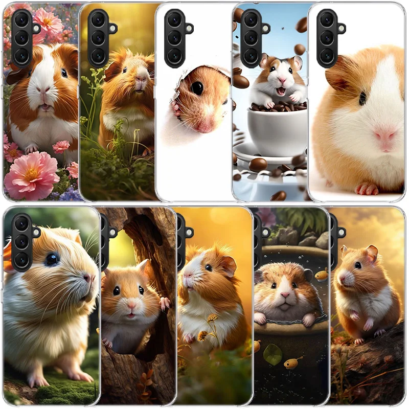 Hamster Portrait Clear Phone For Samsung Galaxy A52S A42 A32 A22 A12 A02S A70 A50 A40 A30 A20 A20E A71 A51 A41 A31 A10 A21S A11