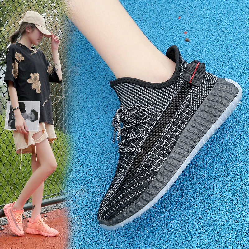 

2022 New Large Size Women's Shoes Breathable Coconut Rainbow Sports Casual Light Summer Wear-resistant Color Women's Shoes