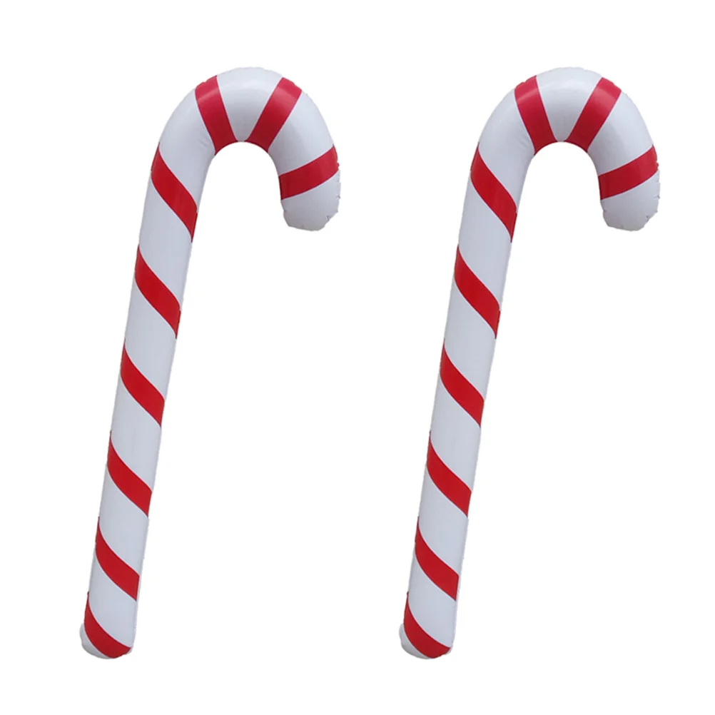 

Candy Cane Balloons Canes Christmas Crutch Inflatable Ornamentsdecorations