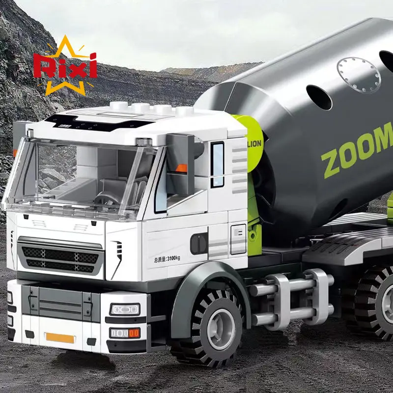 Городская техника строительный экскаватор бульдозер кран миксер автомобиль