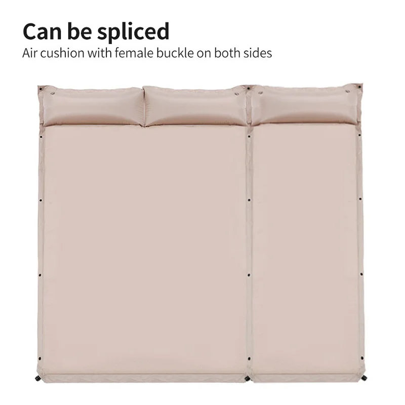 Самонадувающийся туристический коврик утолщенный надувной матрас спальный для 2