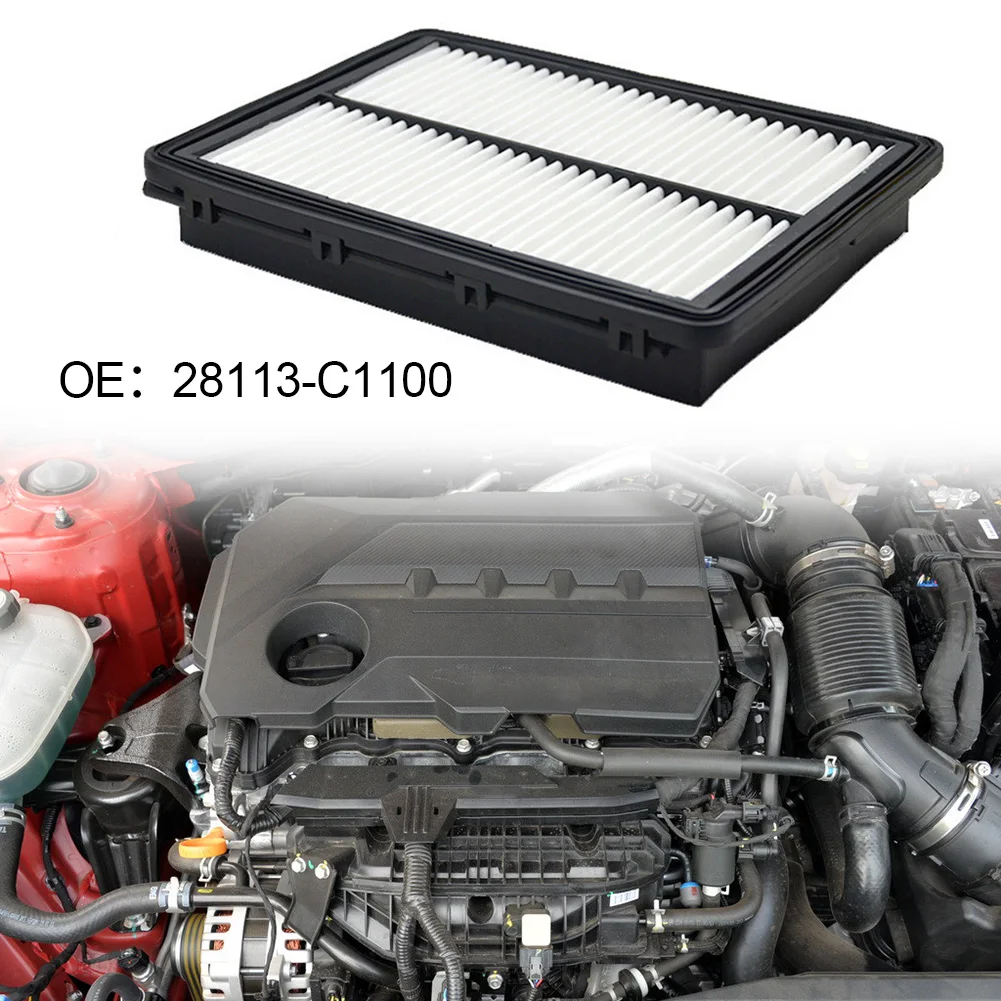 

Car Engine Air Filter PP 28113-C1100 Replacement For Hyundai Sonata 2015-2019 28113-C1100 Element