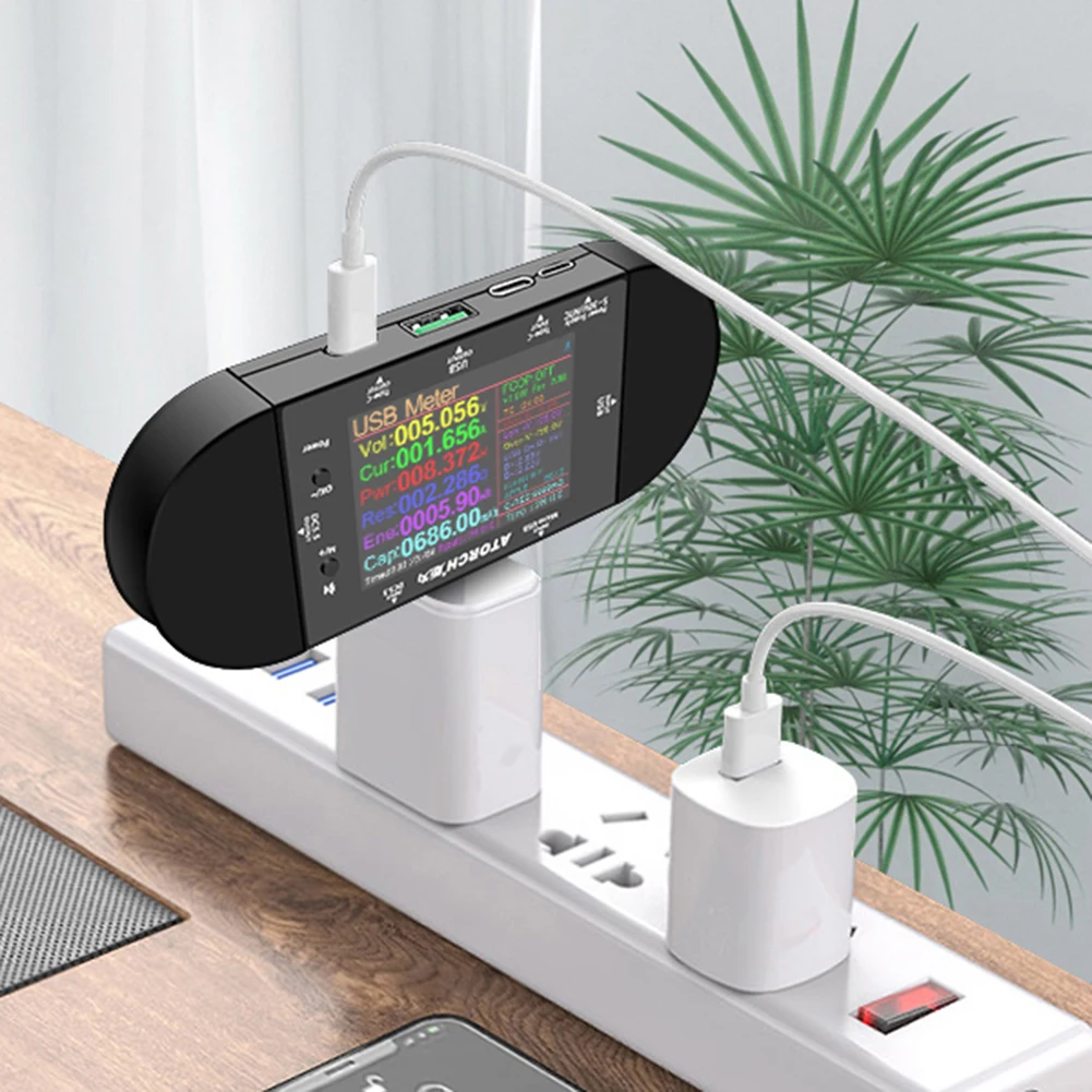 

Цифровой USB-тестер с дисплеем диагональю 2,4 дюйма