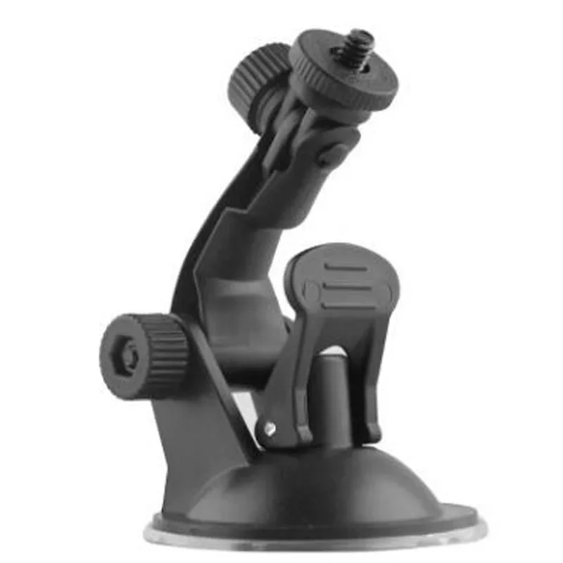 

Автомобильный держатель на присоске Автомобильная камера DV DVR Кронштейн тахографа Подставка со стандартным винтом 1/4 6 мм для спортивного DV DVR GPS-держатель