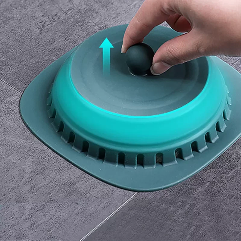 

Sink Silica Gel Filter Bathroom Take Shower Floor Drain Cover Universal Prevent Hair Clogging Deodorant Kitchen Accessories