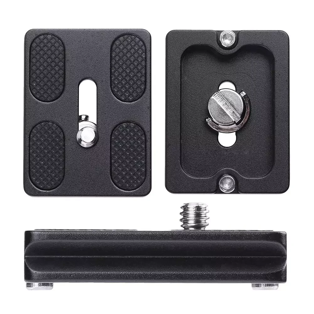 

Metal Alloy Tripod Monopods PU40 Quick Release Plate J1 N1 Tripod Ball Head Arca Swiss w/1/4 inch Camera Accessory