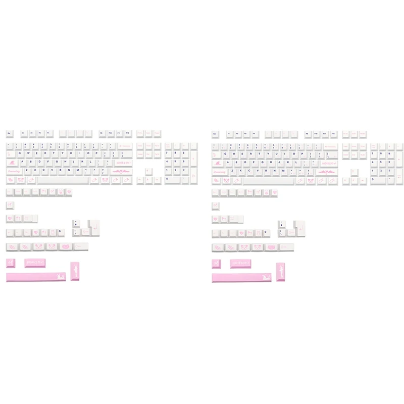 

137 Keys Dreaming Girl Theme PBT Dye Subbed Keycap For Mx Switches Mechanical Keyboard Gmk Keycap