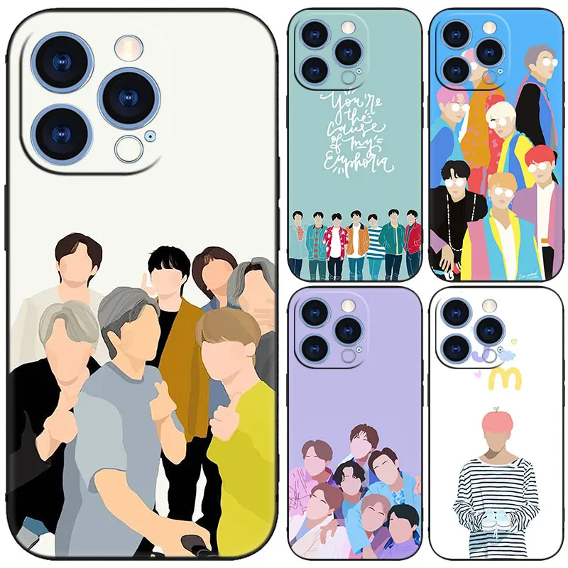 Чехол Park Jimin Korea Kpop для Apple iPhone 15 14 13 12 Mini 11 Pro MAX XR X XS 7 8 Plus SE 2020 2022