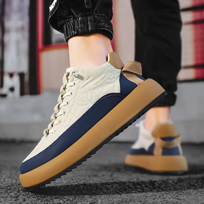 

Men Sneakers Platform Tennis Sports Shoes Skateboard Slip-On Casual Shoes Male Running Shoes Skate 2023 Zapatillas Hombre